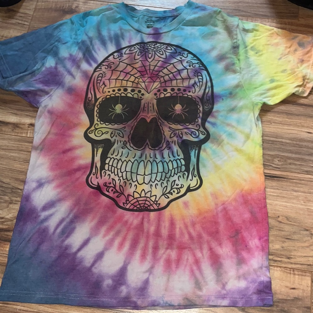 Tie Dye Skull shirt